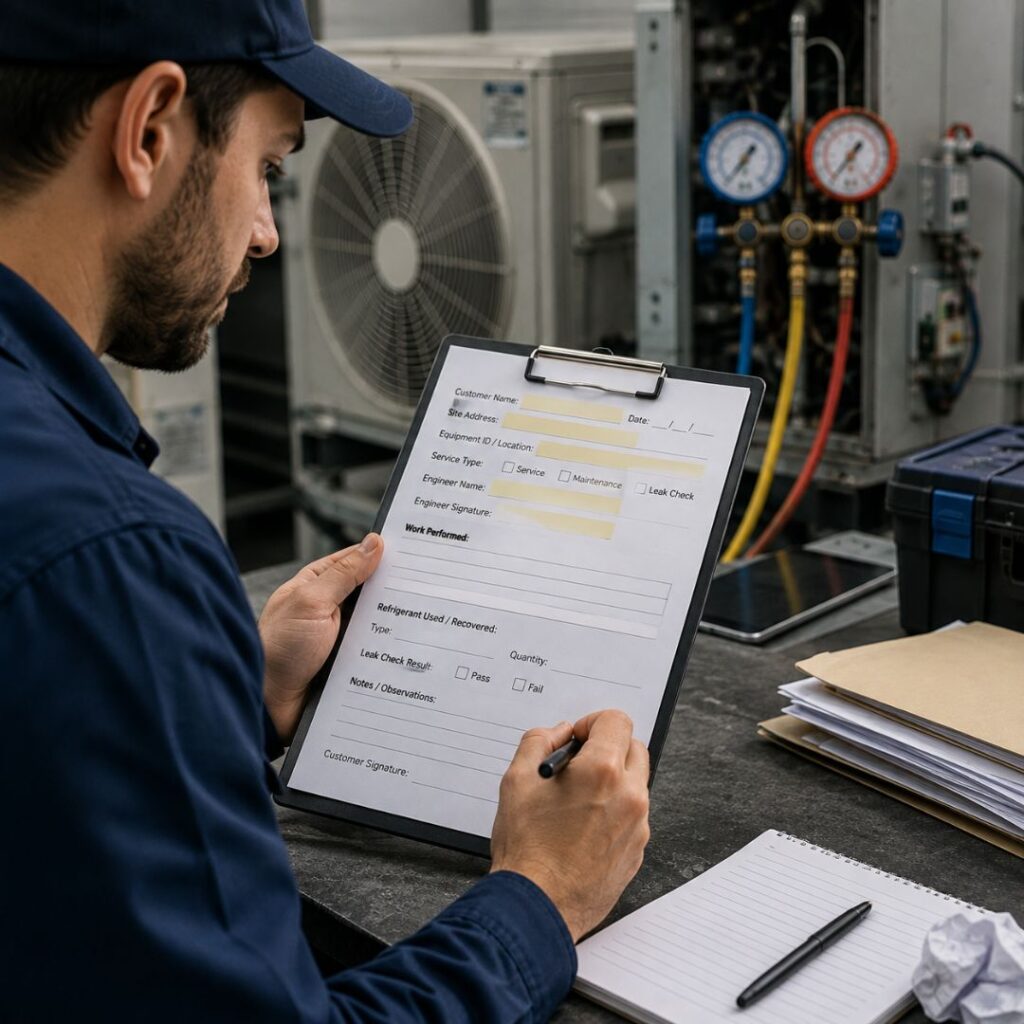 Incomplete Service Reports